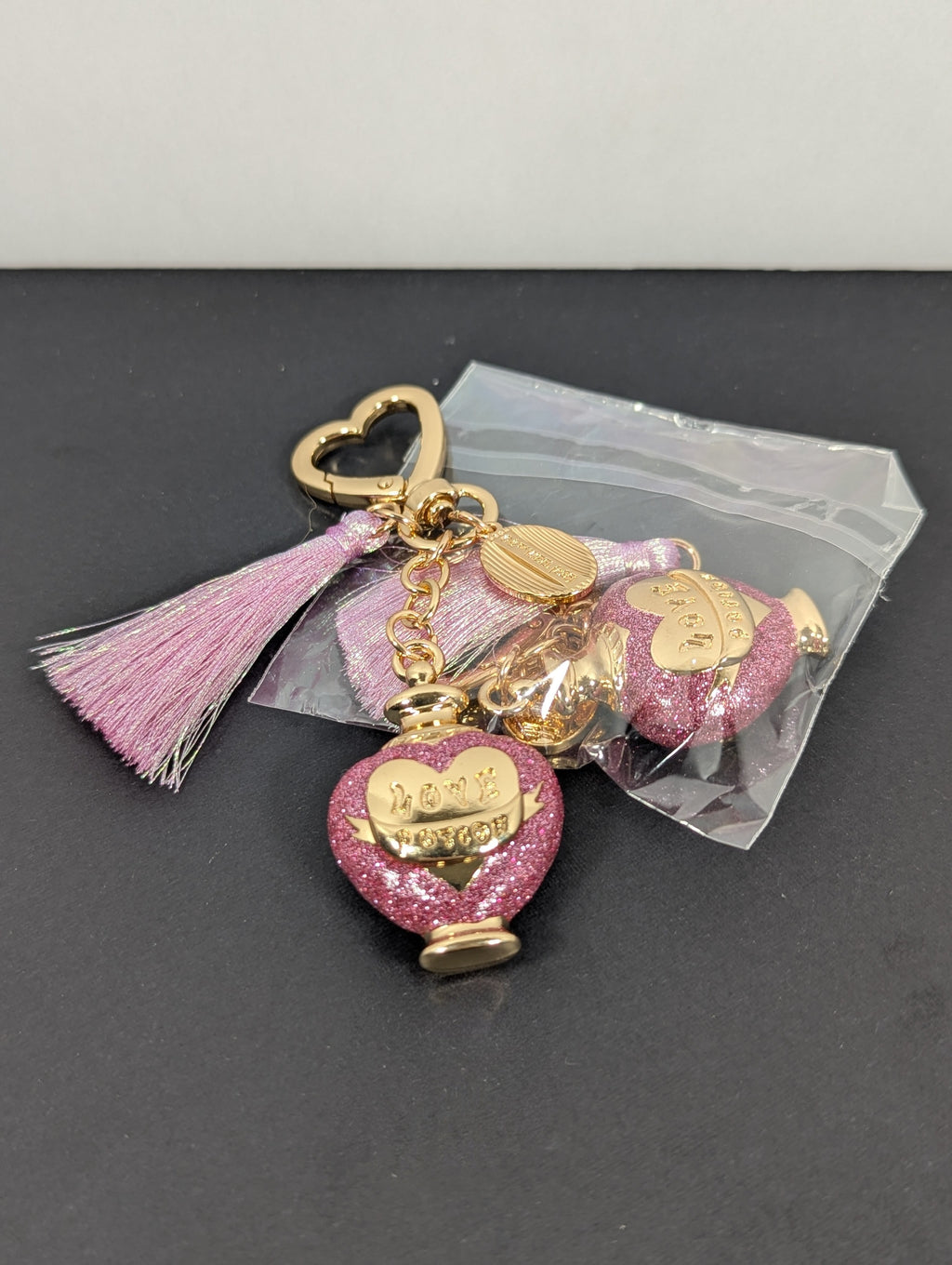Official Harry Potter Love Potion Heart Tassel Keychain