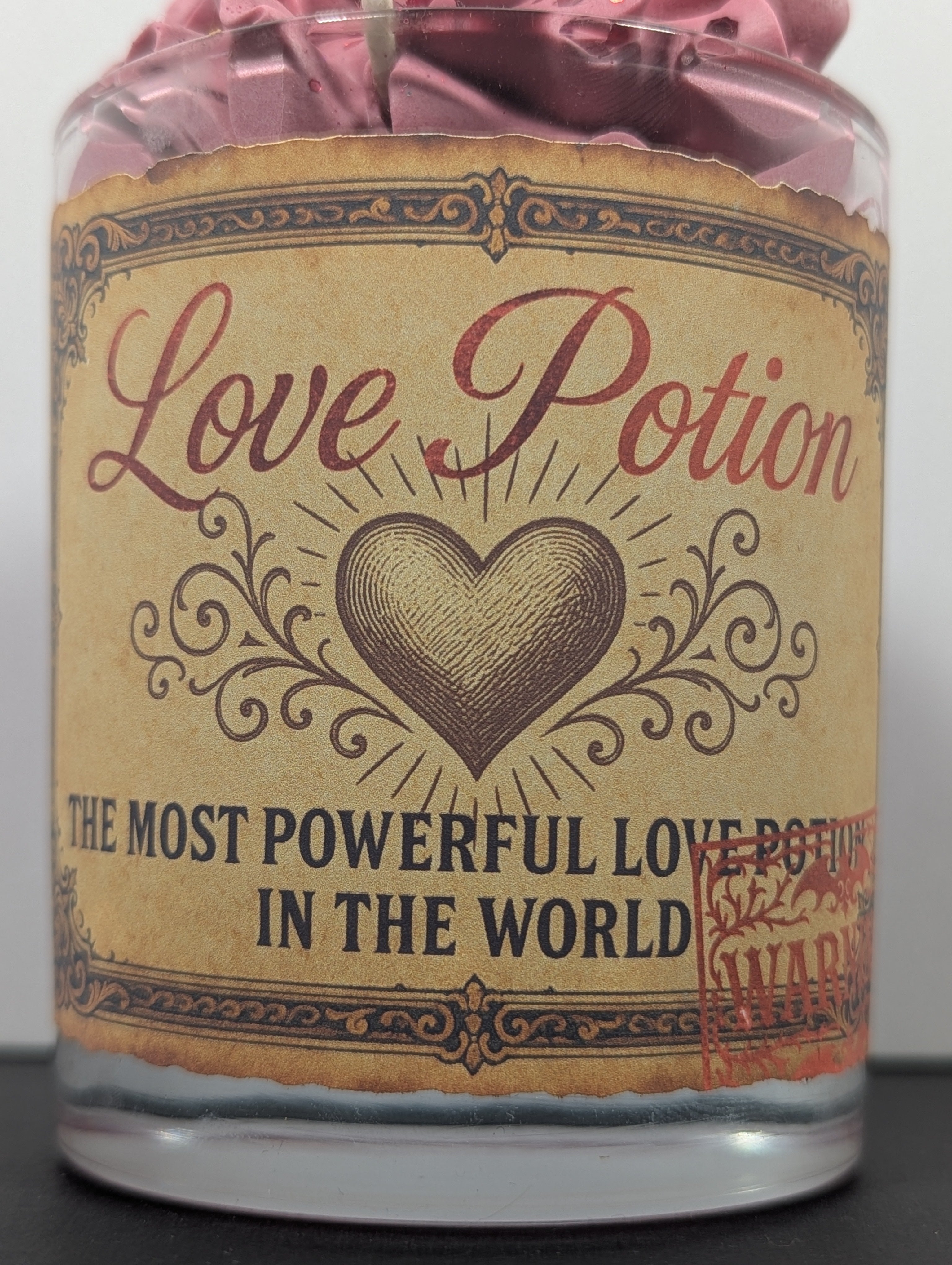 Handmade Love Potion Decorative Candle