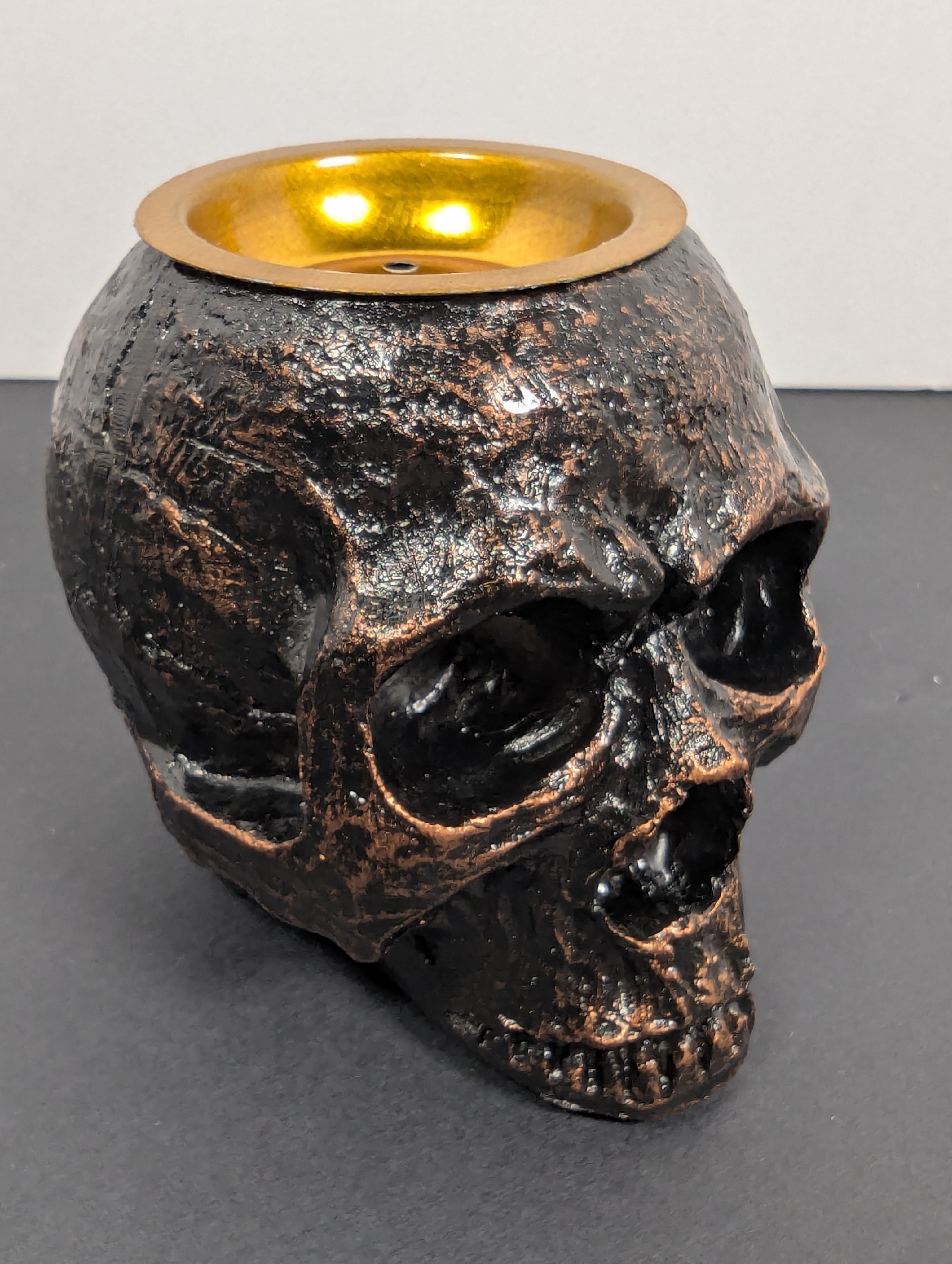 Gothic Skull Backflow Incense Burner