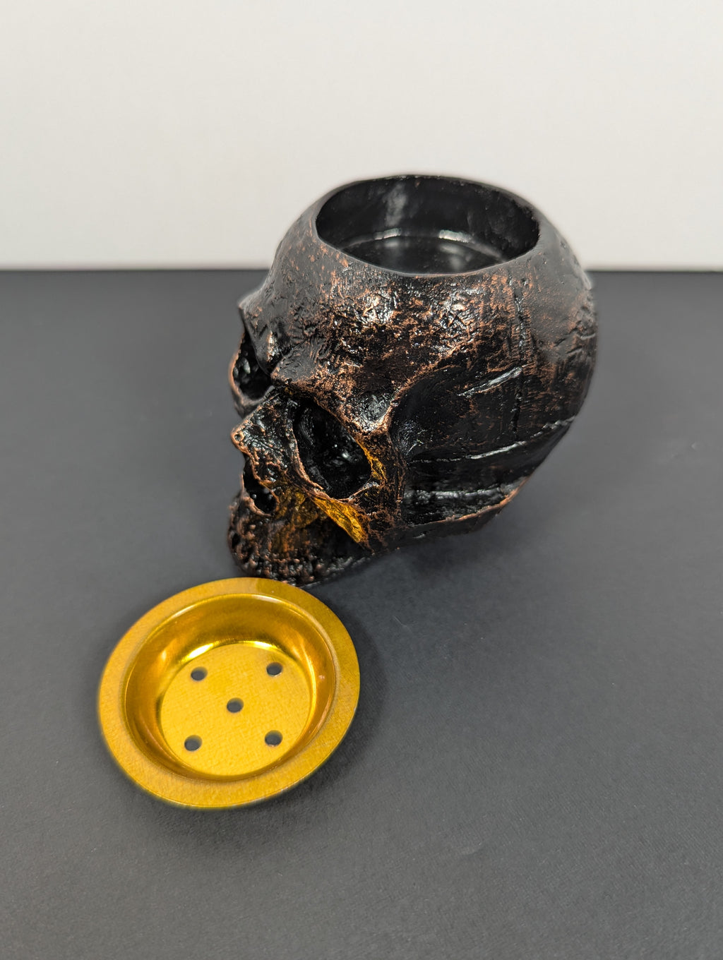 Gothic Skull Backflow Incense Burner