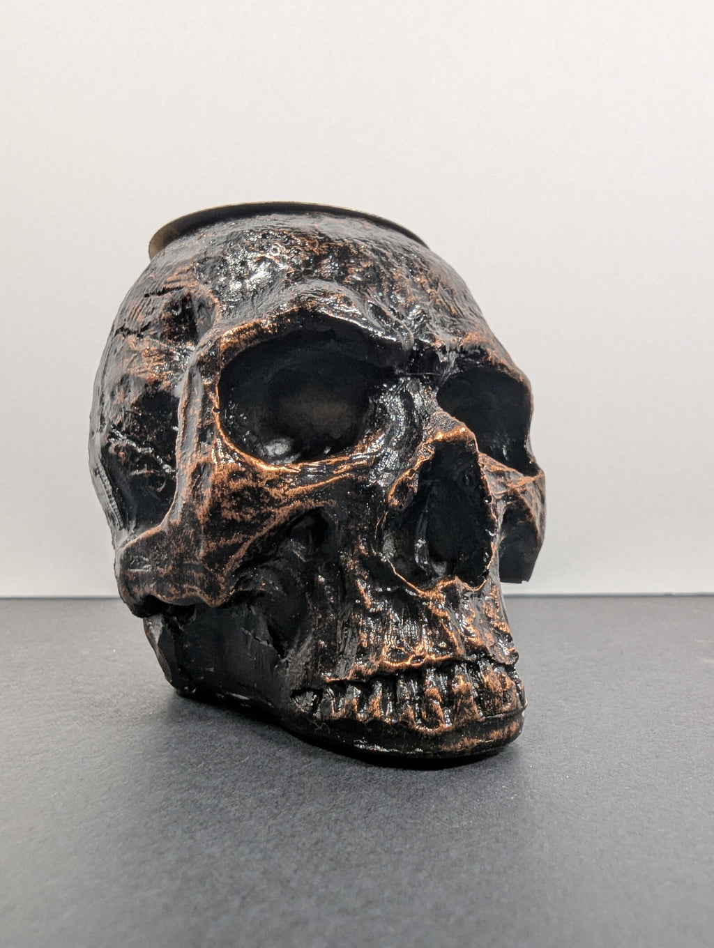 Gothic Skull Backflow Incense Burner
