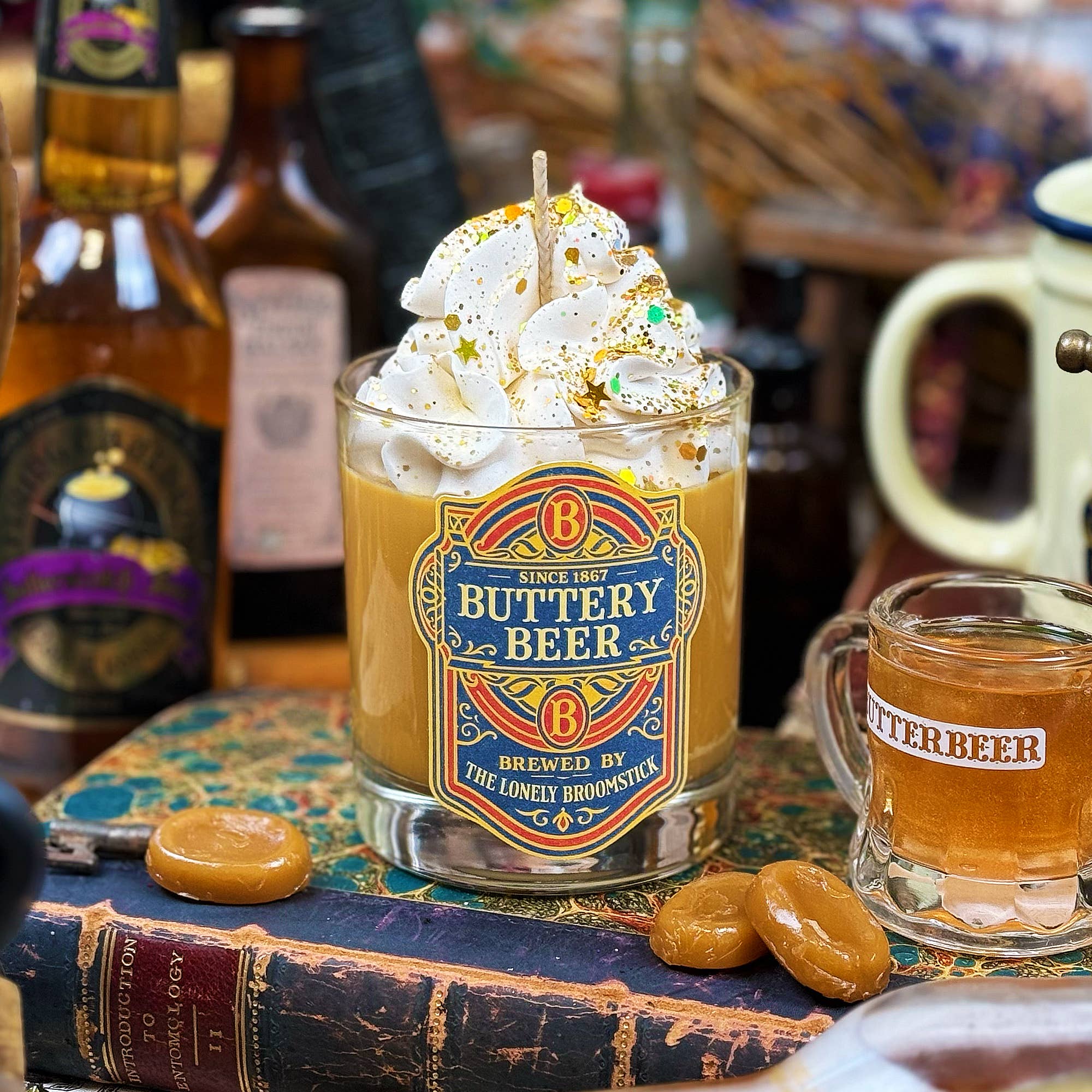Handmade Buttery Brew Decorative Candle