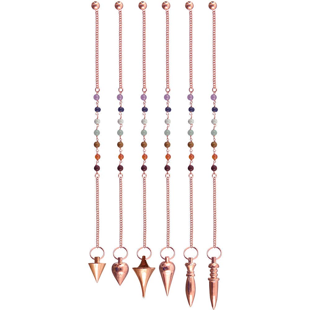 Mystery Chakra Copper Pendulum